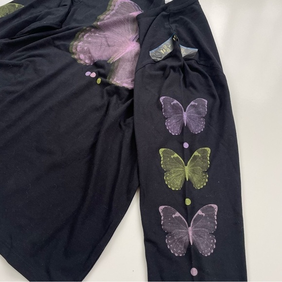 Target Art Class Girls Black Purple Butterfly Long Sleeve Tee Size Large NWT - Picture 5 of 6